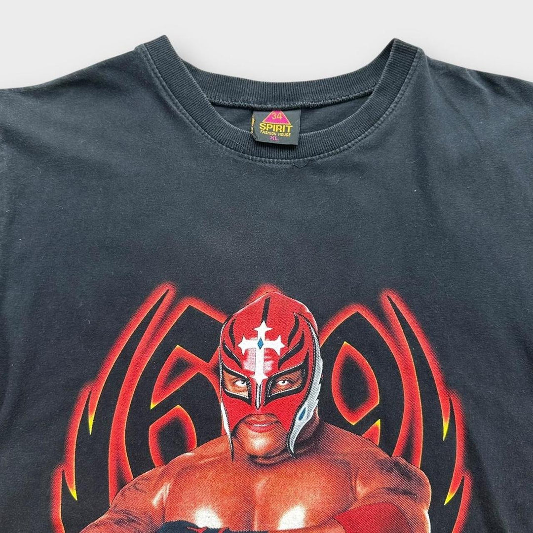 T-shirt vintage Rey Mysterio - taglia grande da donna