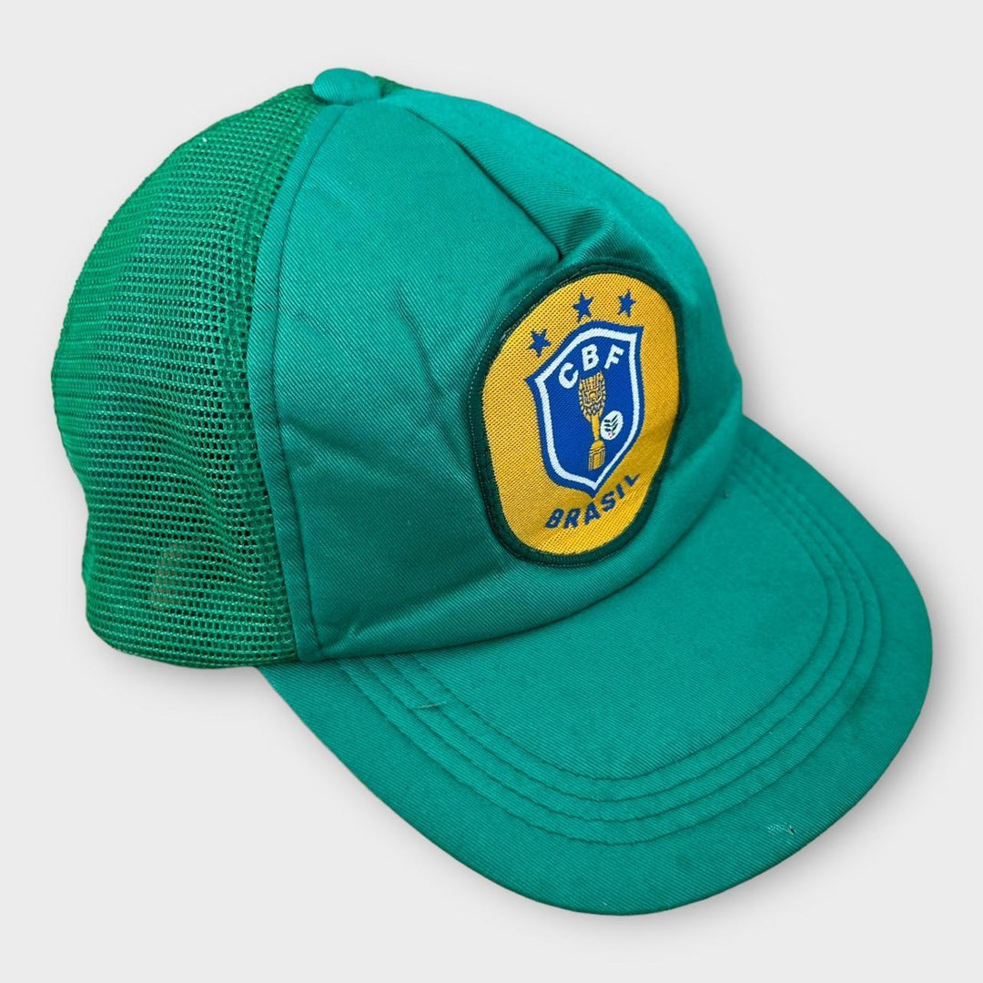 Cappellino da calcio del Brasile degli anni '90 - taglia unica