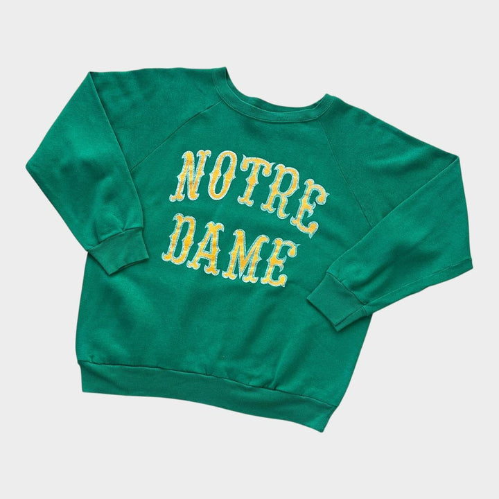 Felpa Champion con grafica vintage anni '80 Notre Dame - grande (si adatta come una media)