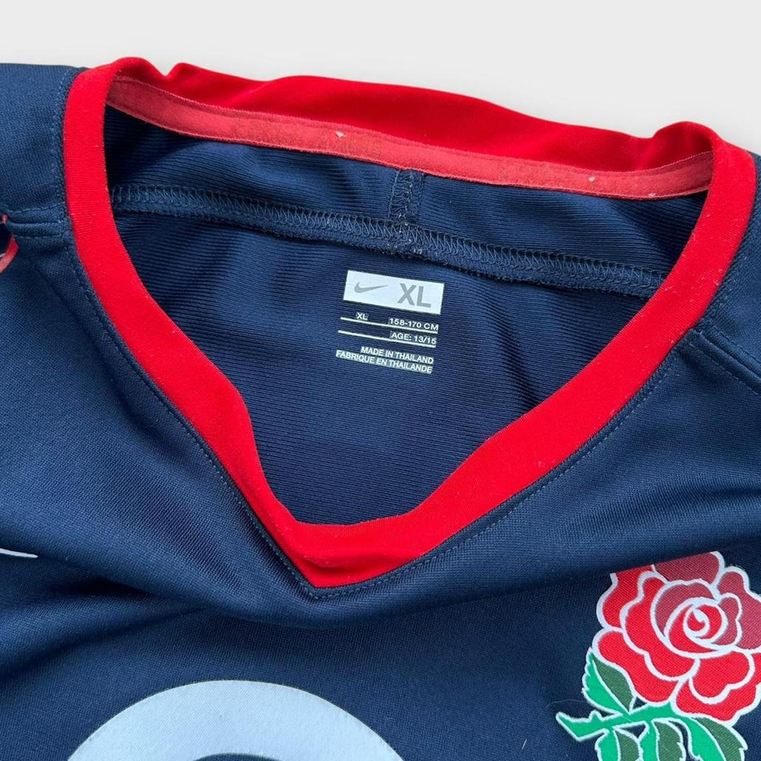 Maglia rugby Inghilterra - bambini 13/15 (vestita come una piccola)