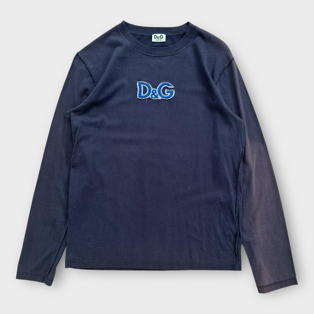 T-shirt a maniche lunghe di D&G - junior XL (taglia grande da donna)