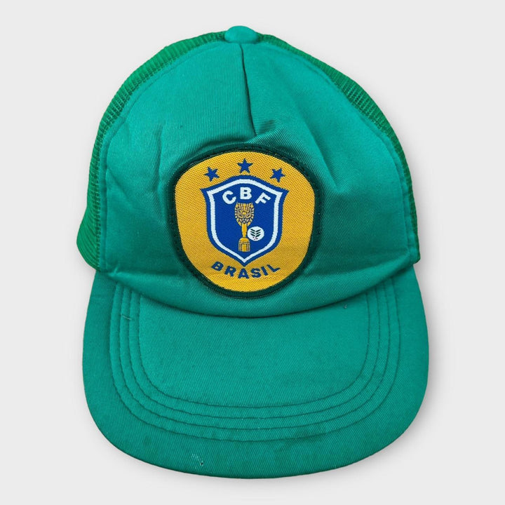 Cappellino da calcio del Brasile degli anni '90 - taglia unica