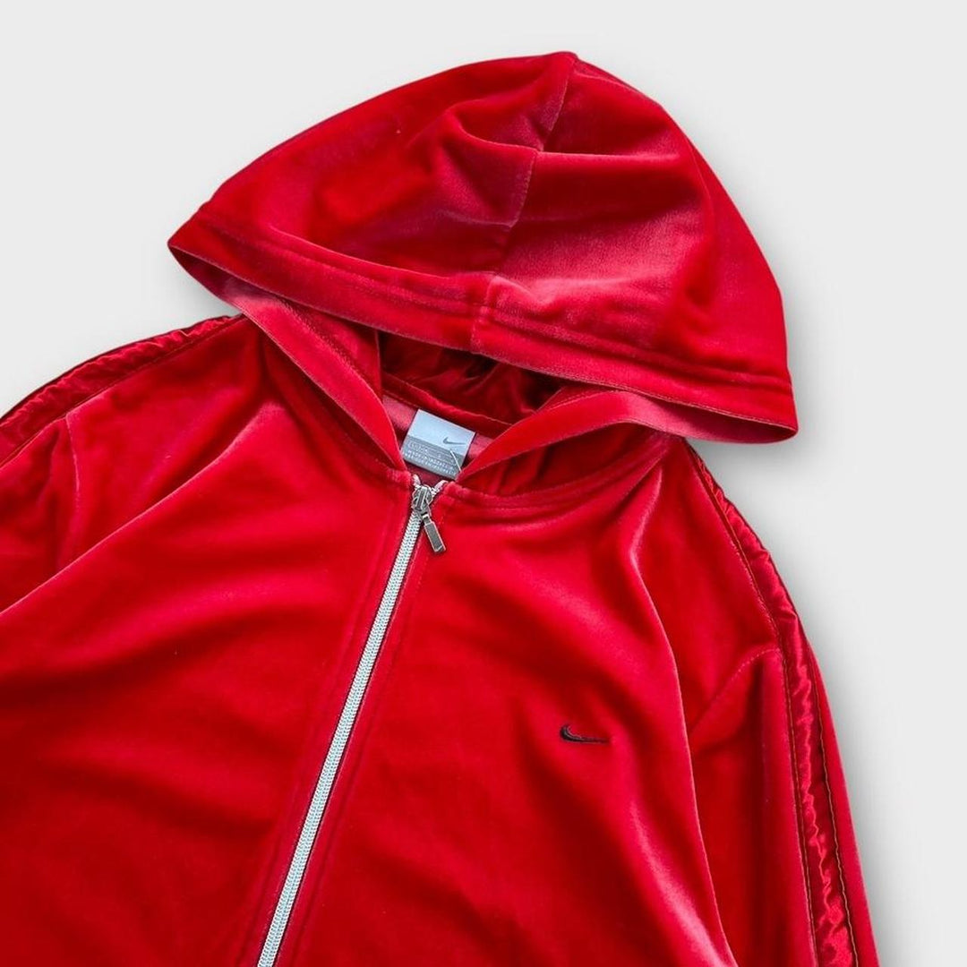 Felpa con cappuccio Nike in velluto - taglia grande da donna