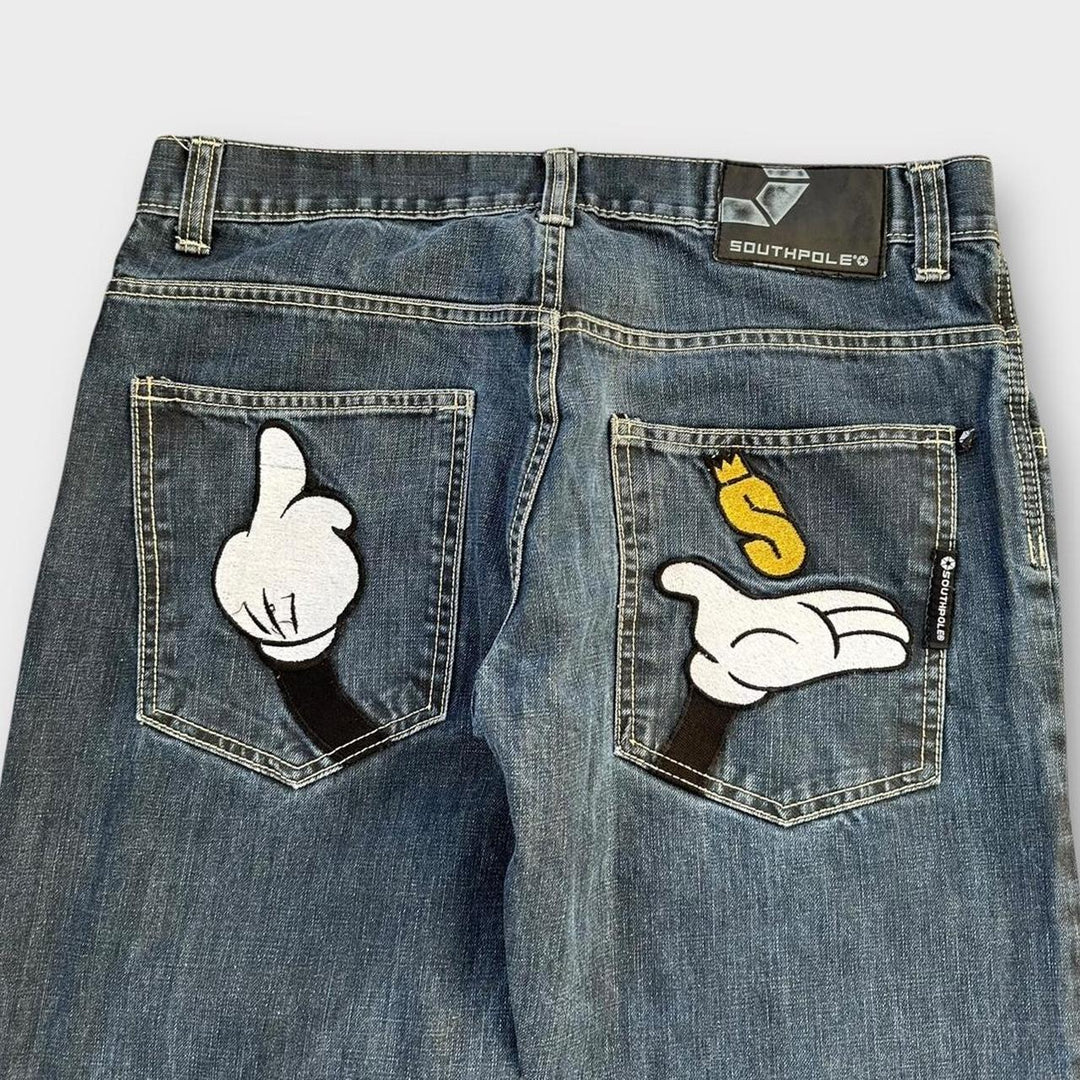 Jeans larghi hip hop Southpole - 34 pollici