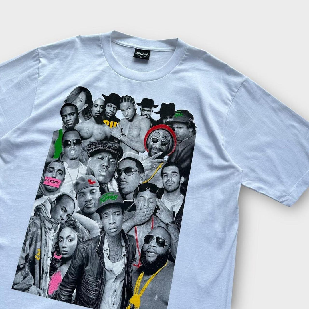 T-shirt con grafica hip-hop Y2K - XL