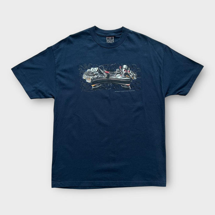 T-shirt con grafica hip hop Y2K - XL