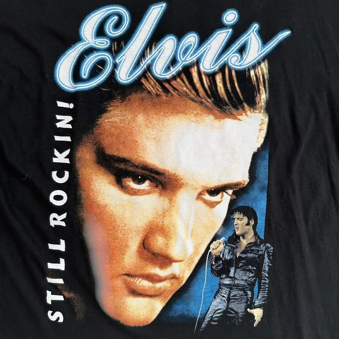 T-shirt con grafica vintage di Elvis - XL