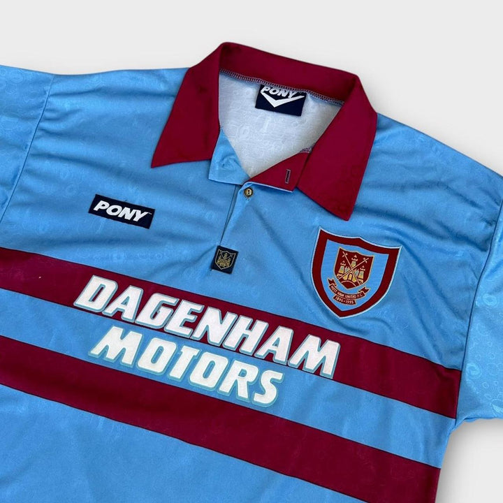 Maglia da calcio vintage del West Ham - grande