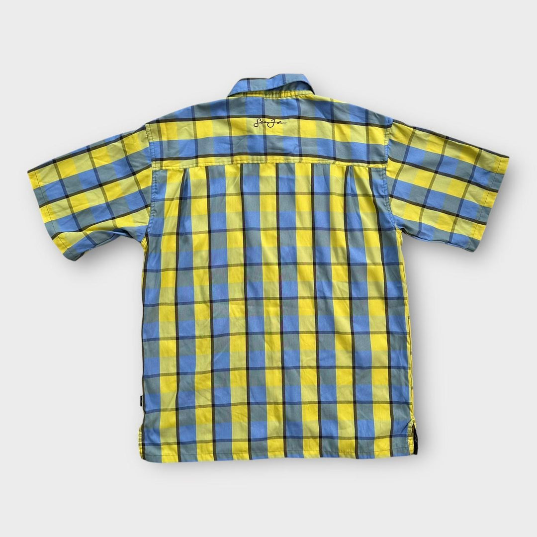 Camicia vintage a maniche corte Sean John - grande (si adatta come una XL ampia)