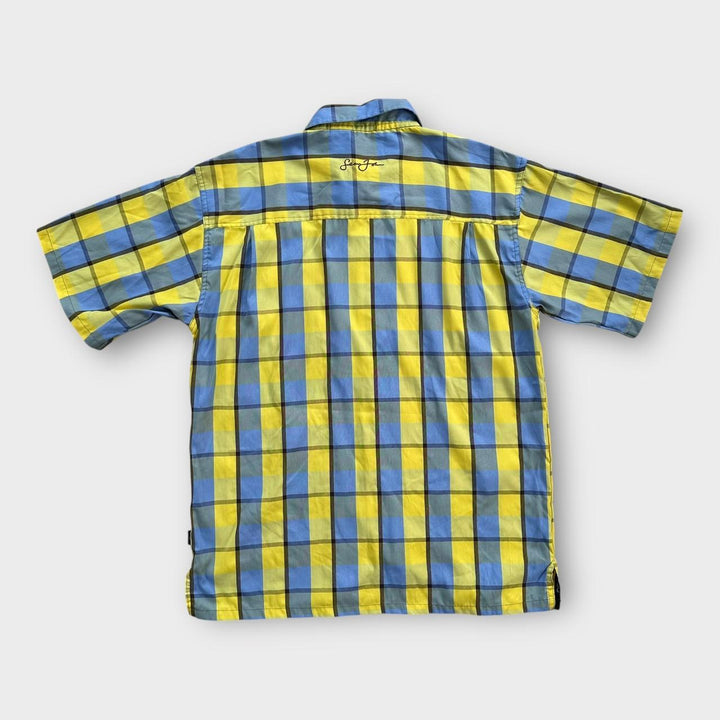 Camicia vintage a maniche corte Sean John - grande (si adatta come una XL ampia)