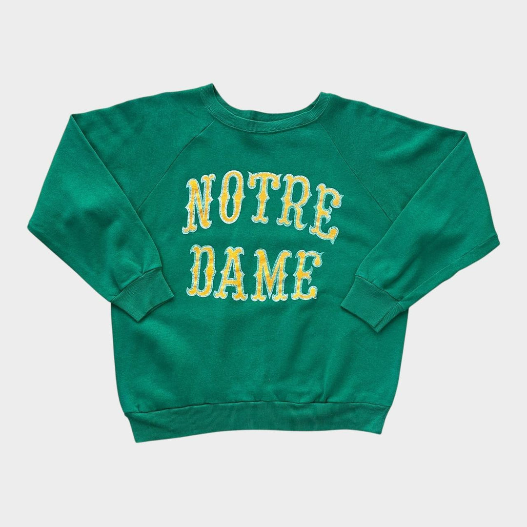 Felpa Champion con grafica vintage anni '80 Notre Dame - grande (si adatta come una media)