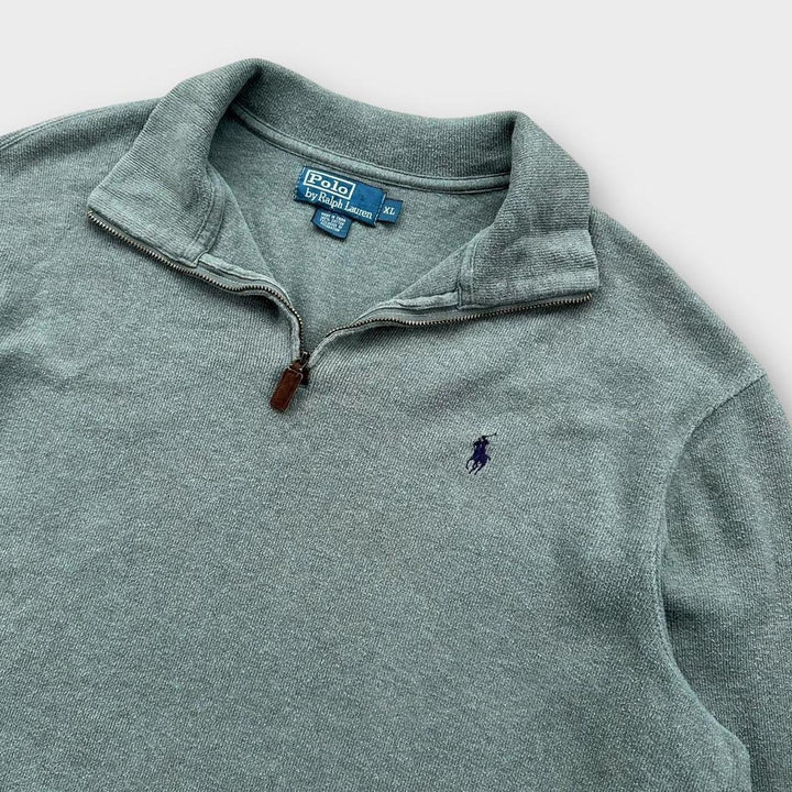 Maglione Polo Ralph Lauren con zip a un quarto - XL