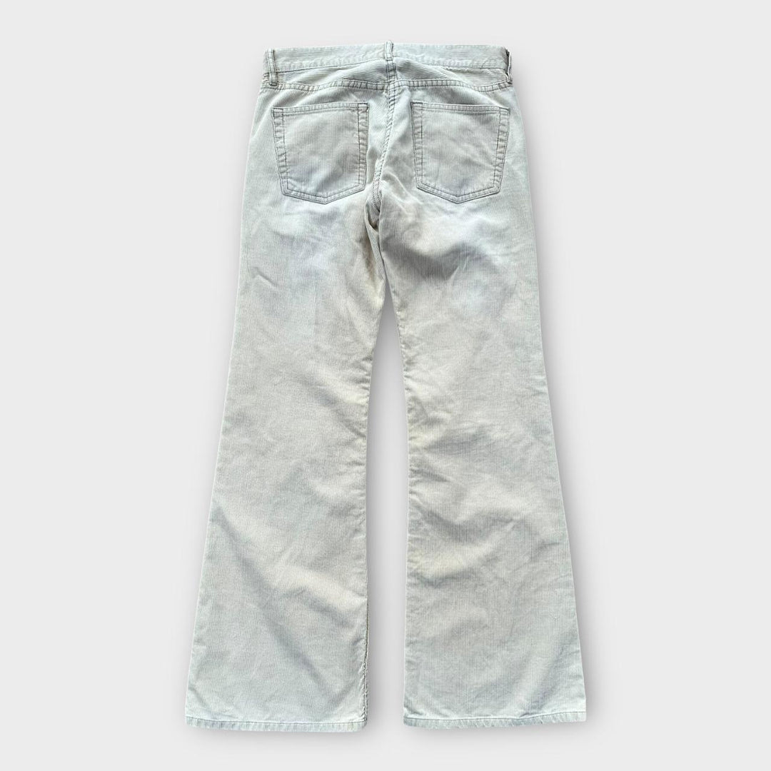 Pantaloni svasati in velluto a coste FCUK - taglia 8