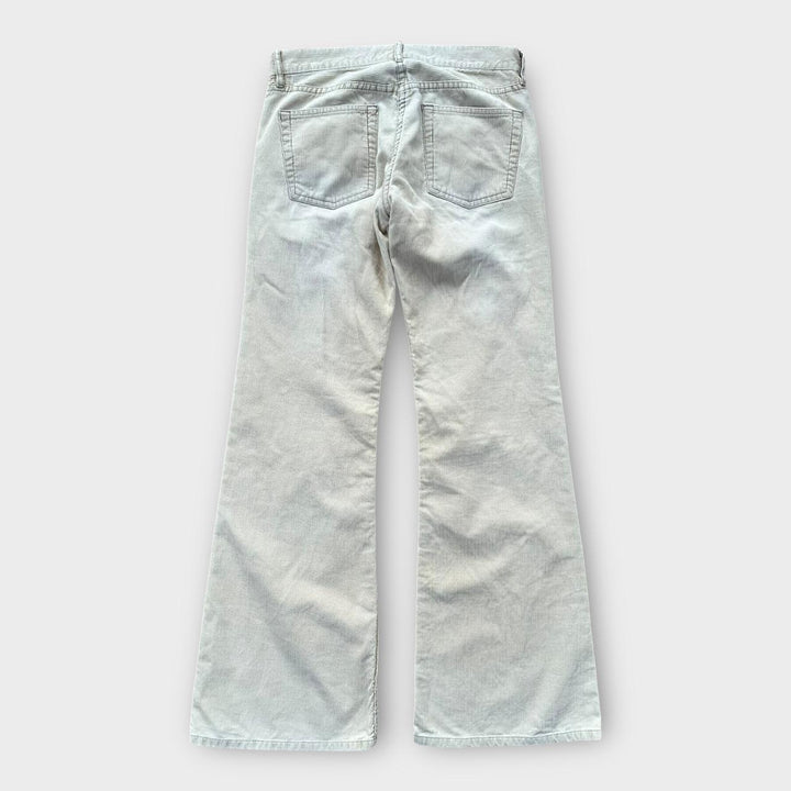 Pantaloni svasati in velluto a coste FCUK - taglia 8