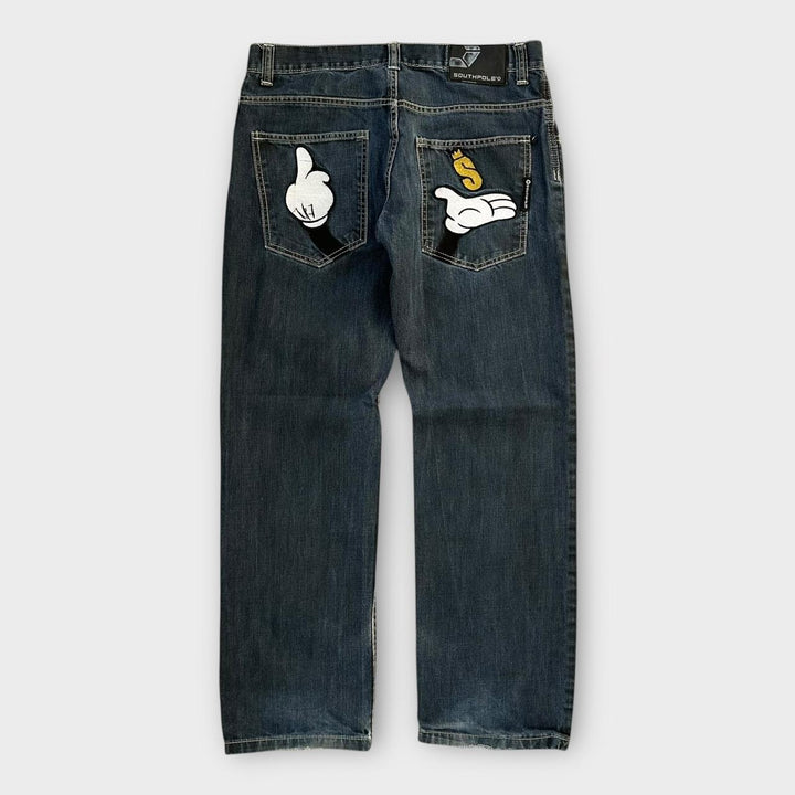 Jeans larghi hip hop Southpole - 34 pollici