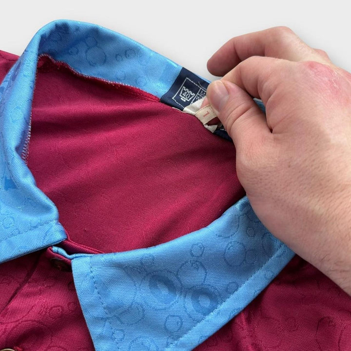 Maglia da calcio vintage del West Ham - grande (larga)