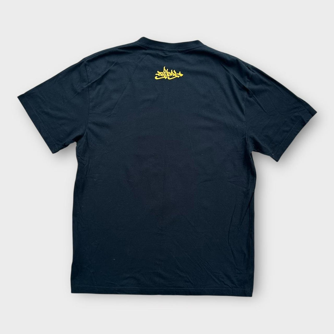 T-shirt con grafica tribale hip-hop Y2K - XL