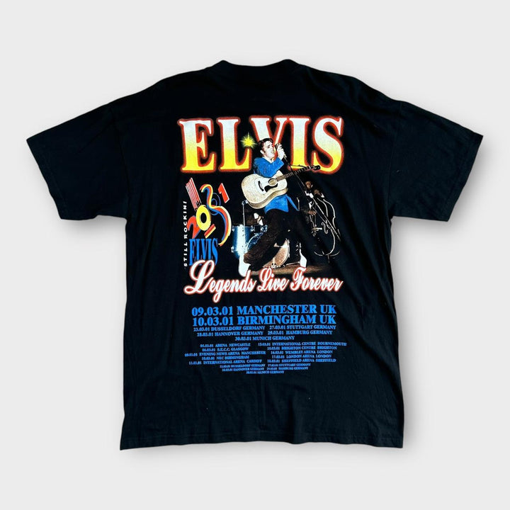 T-shirt con grafica vintage di Elvis - XL