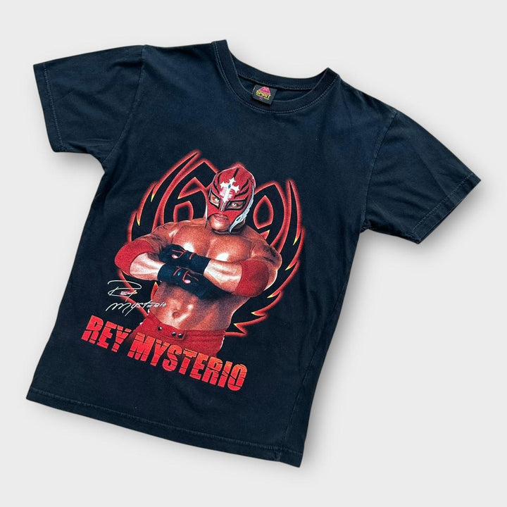 T-shirt vintage Rey Mysterio - taglia grande da donna