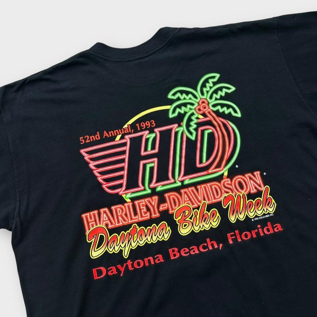 T-shirt con grafica vintage Harley Davidson - XL