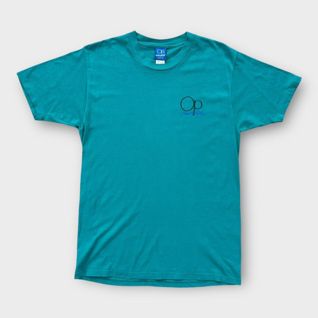 T-shirt grafica vintage dell'oceano Pacifico - grande