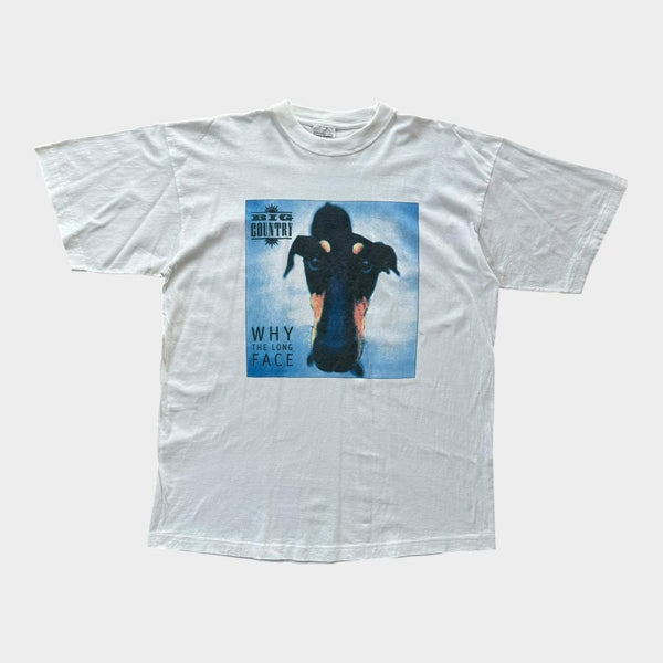 Grande paese perché la maglietta vintage dal viso lungo - XL