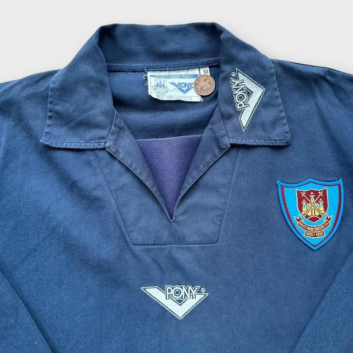 Top drill vintage del West Ham degli anni '90 - medio