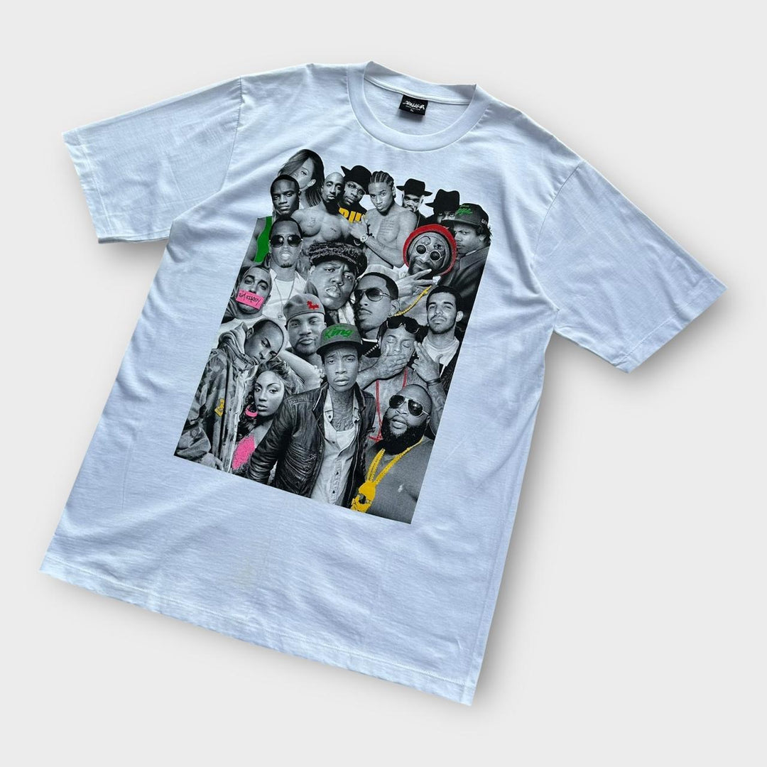 T-shirt con grafica hip-hop Y2K - XL