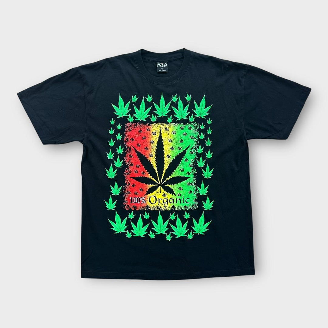 T-shirt con grafica Weed - XL