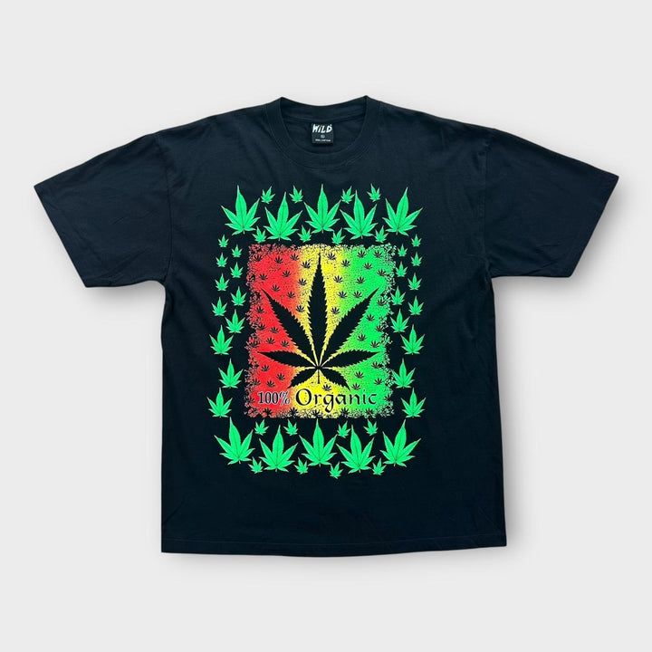 T-shirt con grafica Weed - XL