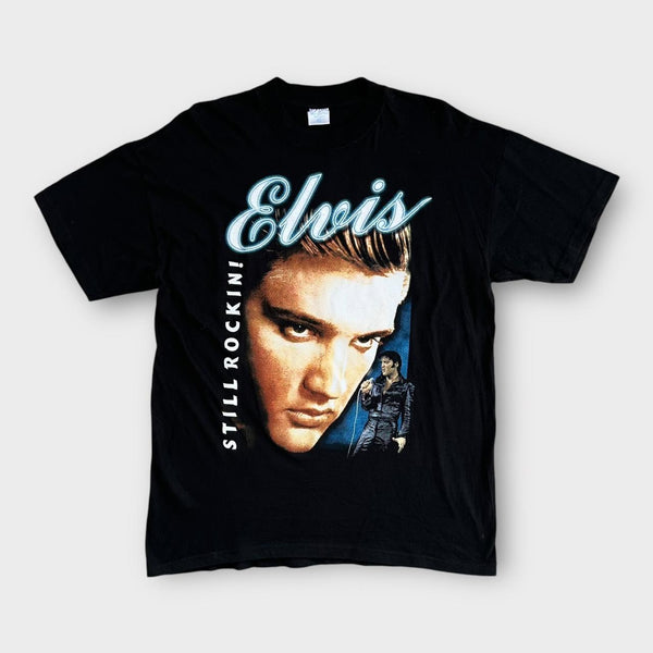 T-shirt con grafica vintage di Elvis - XL