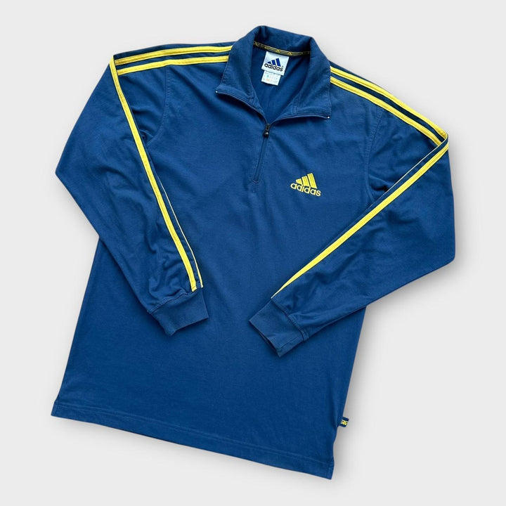 Felpa Adidas con zip a un quarto - piccola