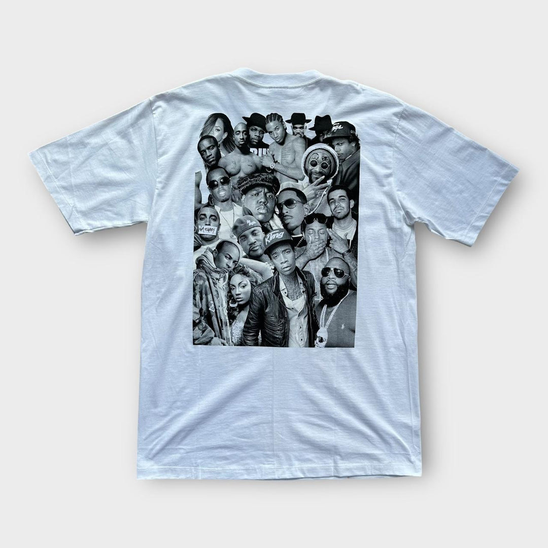 T-shirt con grafica hip-hop Y2K - XL