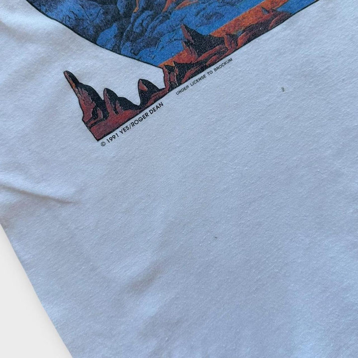 T-shirt vintage con fascia YES - grande