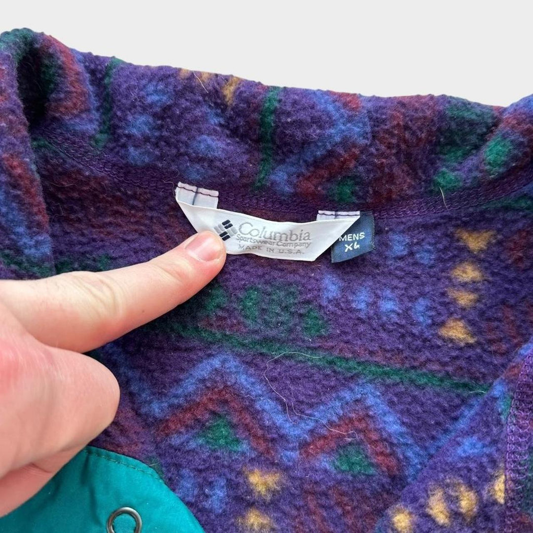 Pile vintage con motivo funky Columbia - XL