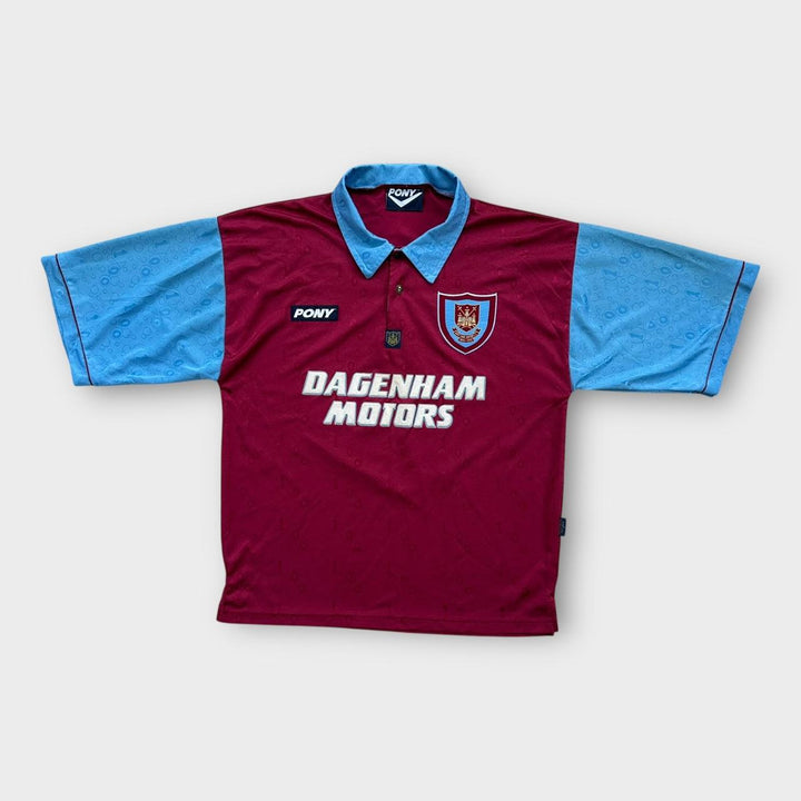 Maglia da calcio vintage del West Ham - grande (larga)