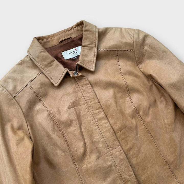 Giacca in pelle Y2K Next: taglia grande da donna