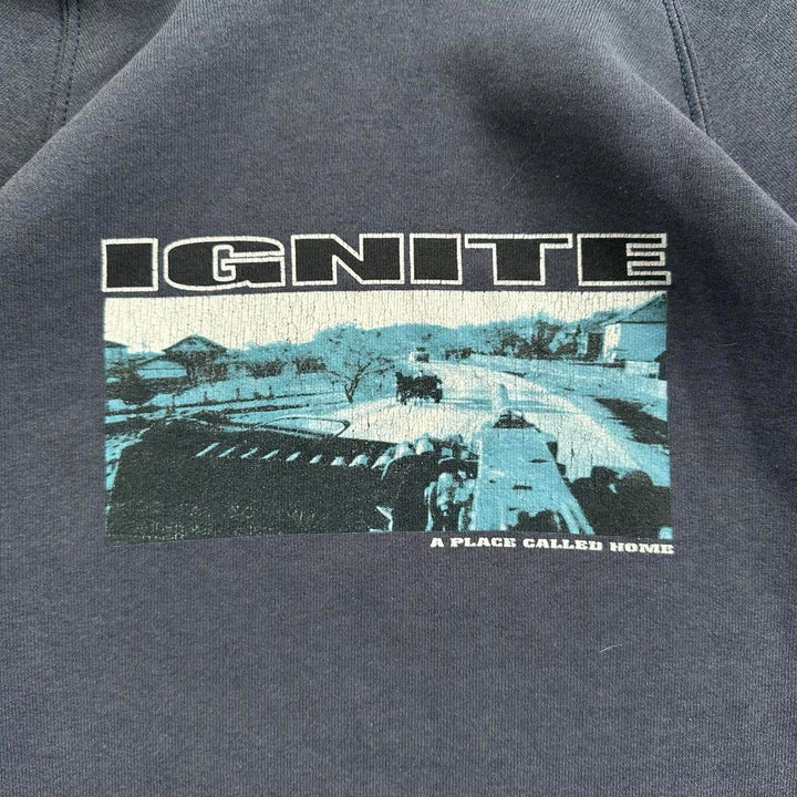Felpa con cappuccio merch della band Ignite - Taglia media