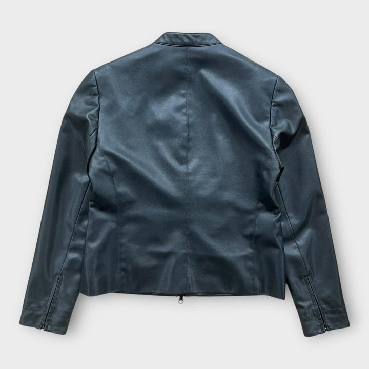 Giacca in pelle da donna vintage Y2K - UK12