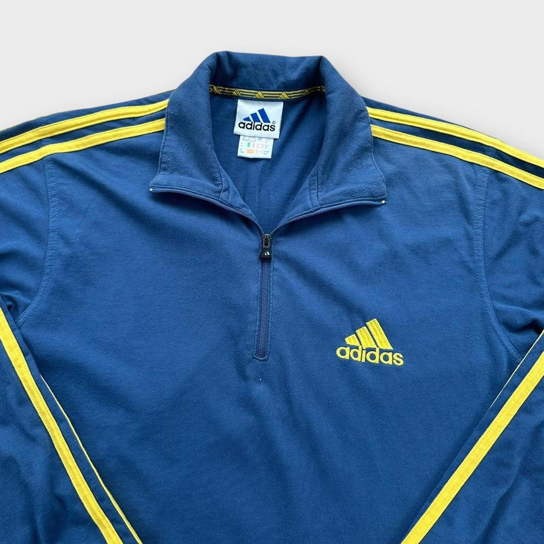 Felpa Adidas con zip a un quarto - piccola