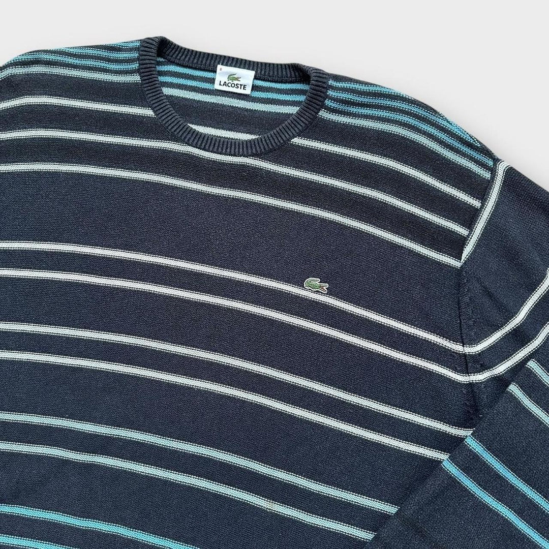 Maglione lavorato a righe Lacoste - XXL