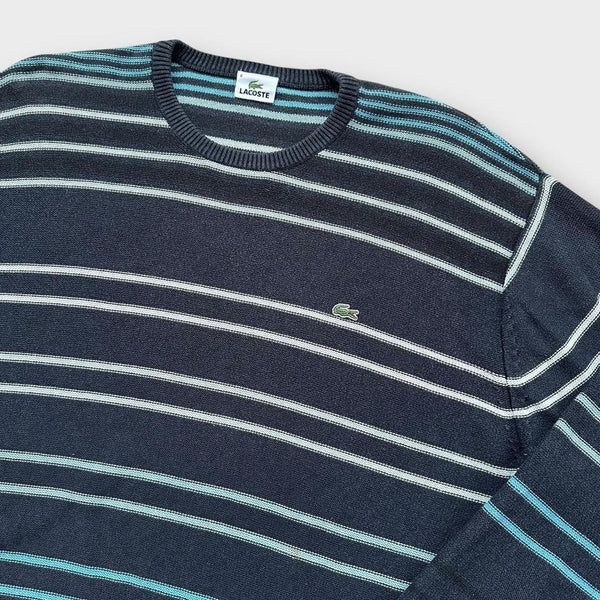 Maglione lavorato a righe Lacoste - XXL