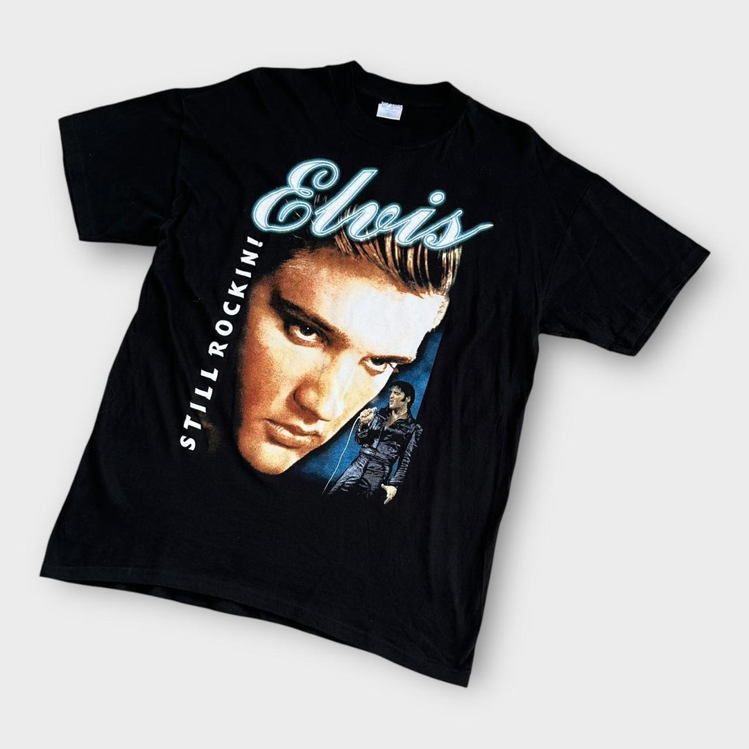 T-shirt con grafica vintage di Elvis - XL