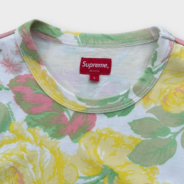 T-shirt con grafica Supreme Flowers - grande