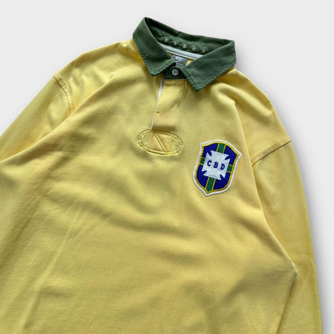 Maglia da rugby vintage Nike Brasile - XL