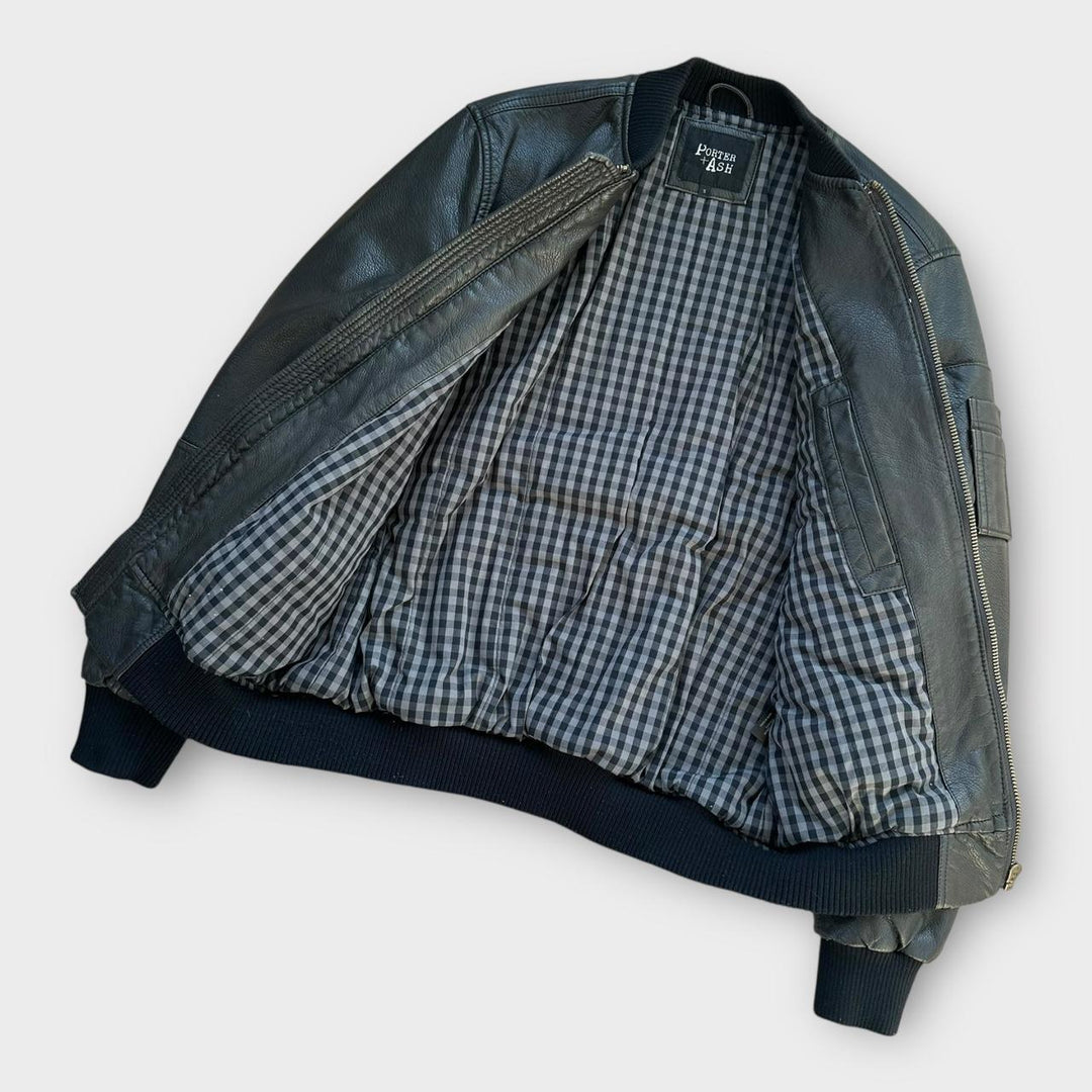 Giacca in pelle Porter e Ash - piccola