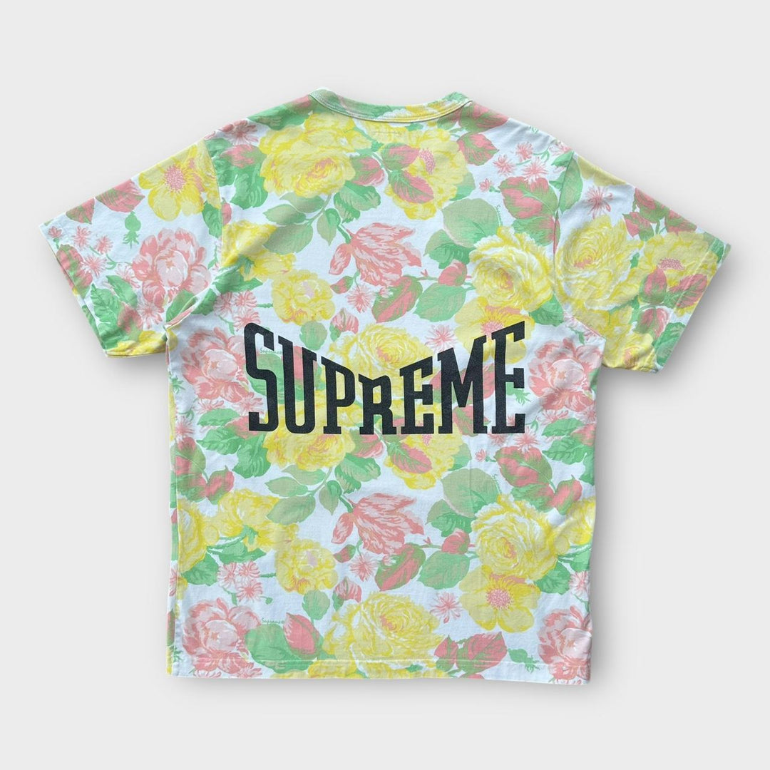 T-shirt con grafica Supreme Flowers - grande