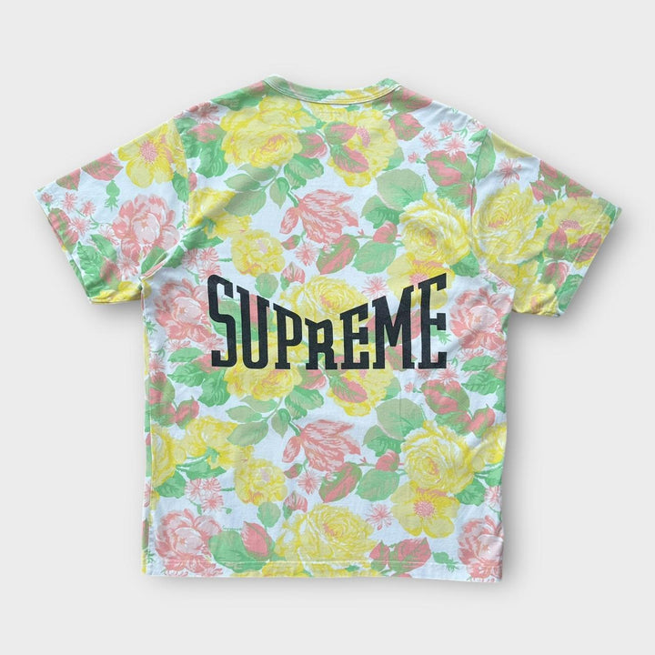 T-shirt con grafica Supreme Flowers - grande