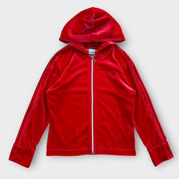 Felpa con cappuccio Nike in velluto - taglia grande da donna