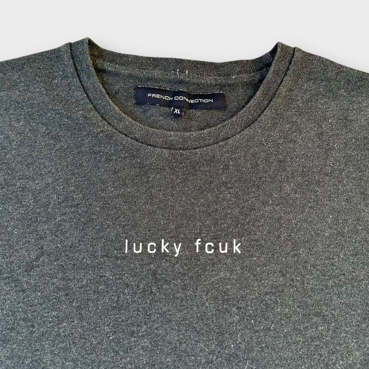 T-shirt con slogan French Connection - XL (vestita media)